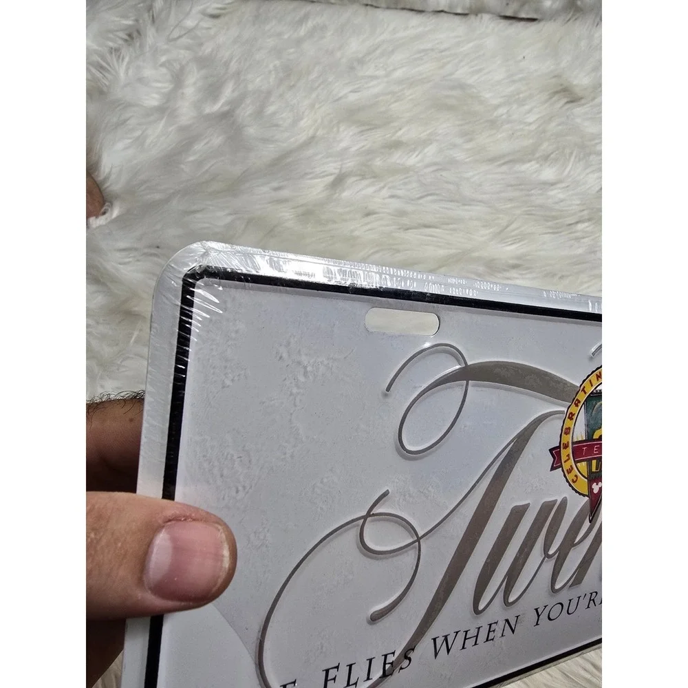 Disney Cast Team Exclusive Celebrating 20 Years Metal License Plate / Sign